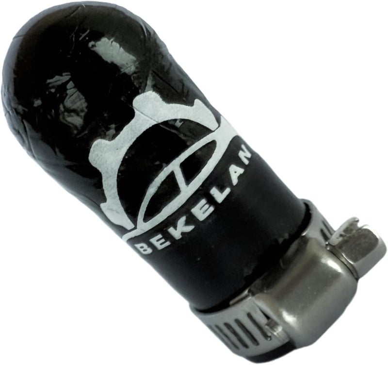 bekelan 3/8 Inch(9.5mm) ID Black High Temperature 4-ply Reinforced Silicone Hose Cap With Clamp,For Turbo Bypass Valve/Vacuum/Throttle Body Water Port/Heater Core/Fix Leak - Image 4